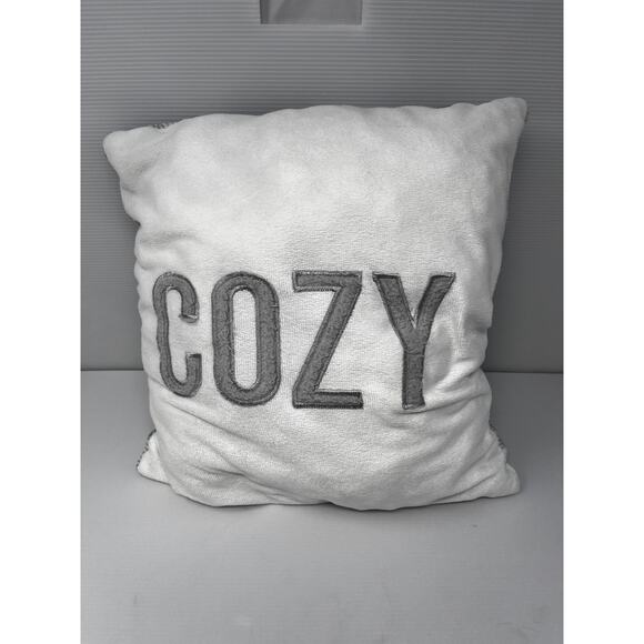 COZY soft Pillow Pre-Owned in fair condition 15 x 15 soft fabric - Picture 1 of 3